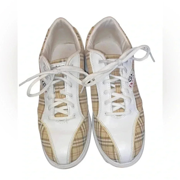 Dexter Bowling Plaid And White Shoes Size 9 - Picture 3 of 7